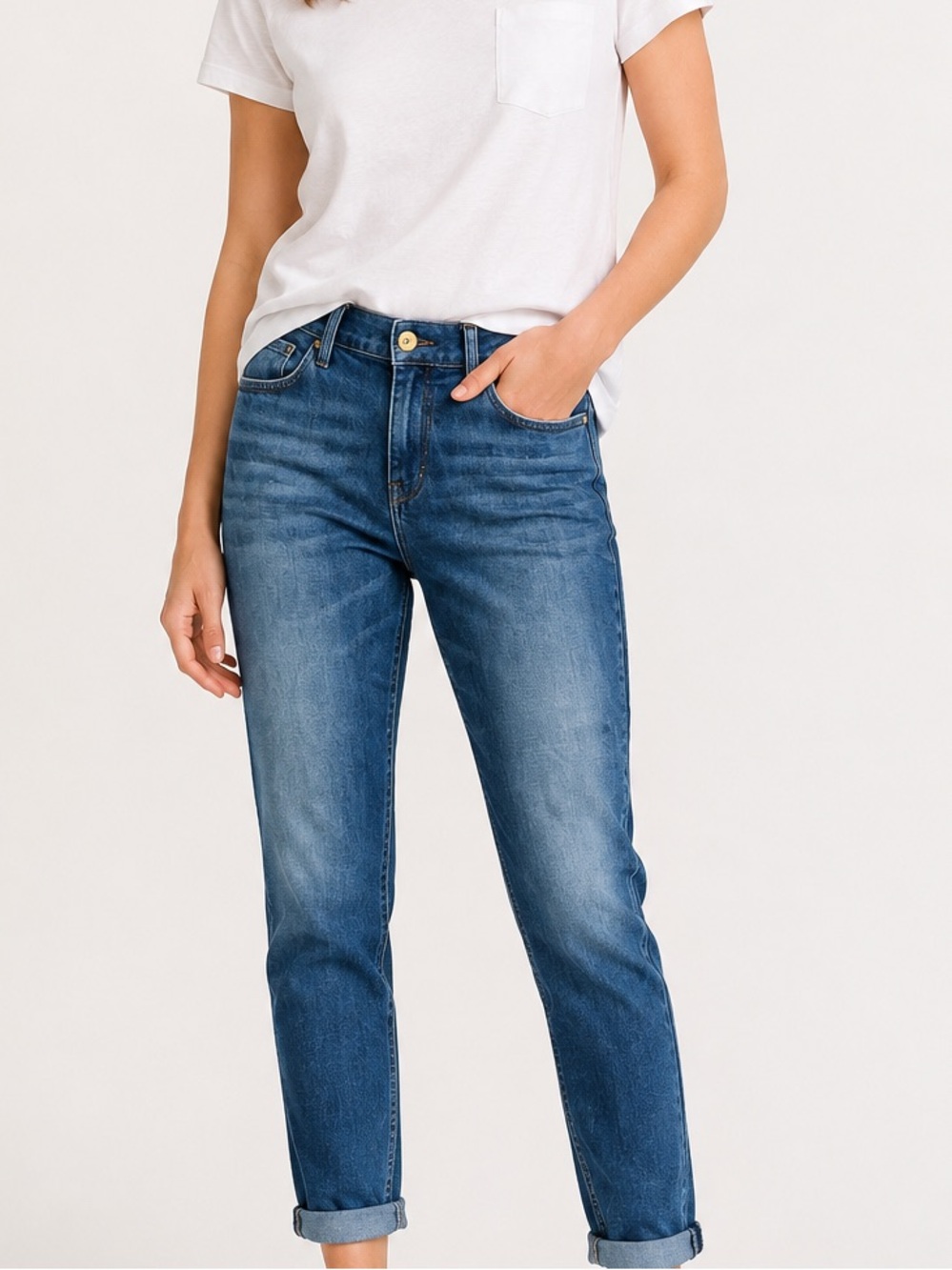 BANANA REPUBLIC. Blue‎ Slim Boyfriend Jeans. Side 32.  Five Pocket…